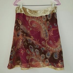Boho Chic Paisley Skirt -Juniors 9